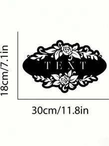 Uma Peça de Sinalização Metálica Personalizada de Estilo Rústico com Tulipa Selvagem de Ferro Forjado, Decoração para Jardim, Texto Personalizado, Decoração de Pátio Vintage, Presente para Jardineiro, Arte de Parede Externa, Decoração para Sala de Estar, Sala de Estar Familiar, Decoração de Escritório