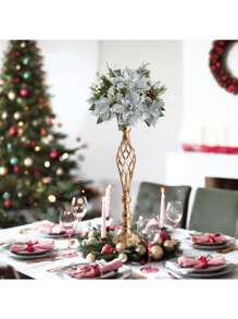 2/10 Pcs 23.2in High Versatile Metal Flower Arrangement, Candle Holder Stand Set For Wedding Party Dinner Centerpiece Event Restaurant Hotel Decoration,Halloween And Decorations
