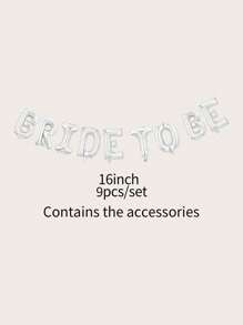 9入組婚禮淋浴派對裝飾氣球