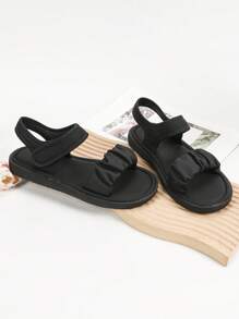 Women's Flat Sandals Thin Strap Beach Shoes Minimalist Fashion Flats Comfort Slides Bohemian Soft Slippers