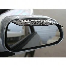 2pcs Car Rear View Wing Mirror Sun Visor Shield Rain Board Eyebrow Guard Black - Black - View 7