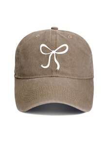 1 Mũ Bóng Chày Nơ Dễ Thương Mới Cho Nữ, Mũ Che Nắng Polyester Cho Y2K, Hàng Ngày, Công Việc, Ngoài Trời, Dự Tiệc, Phụ Kiện Đa Năng - mũ nơ - Xem 10