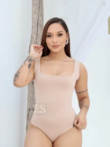 Women Bodysuits - Beige - View 4