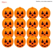 12/24/36/48 piezas Contenedores con forma de calabaza, caja de dulces de plástico a granel con forma de calabaza, mini calabazas, cajas de dulces con forma de calabaza, cajas de regalo de dulces para fiestas (Detalles y otros aleatorios) - Multicolor - Ver 9