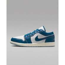 Nike Zapatilla   1 Low SE FN5214-141 para hombre, blanca y azul, de caña baja, cómoda, - Blanco - Ver 3