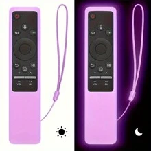 1PC Silicone Shockproof Protective Cover Case Compatible With Samsung BN59 Series Smart TV Remote Control - Luminous Protective Cover For 4K Ultra HDTV Shockproof With Anti-Slip Grip Insulation, Galentines, Puppy, Carnival
