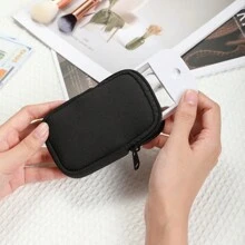 Silicone Case For Hand Sanitizer Card Spray Bottle, Storage Bag For Money & Card, Accessory Pouch Compatible With Touchland Power Mist And Glow Mist 1FL OZ - Black - View 2