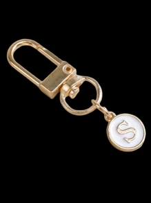 HAILIAN A Bag Pendant Designed Based On English Letters, With A Fashionable And Simple Style, Suitable For Halloween Costume Matching, Suitable For College Students And Elementary School Students Bag Pendant, Car Keychain, Birthday, Holiday, Back To School Season, Halloween Small Gifts