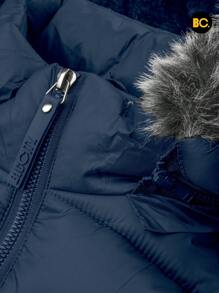 Big City Men Jackets And Coats - Navy Blue - View 6