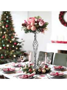 2/10 Pcs 23.2in High Versatile Metal Flower Arrangement, Candle Holder Stand Set For Wedding Party Dinner Centerpiece Event Restaurant Hotel Decoration,Halloween And Decorations