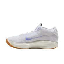 Zapatillas de baloncesto Nike Air Zoom GT Hustle 3 EP cómodas, a juego con todo, antideslizantes y duraderas de media altura, unisex, blanco y azul, HJ9084-100