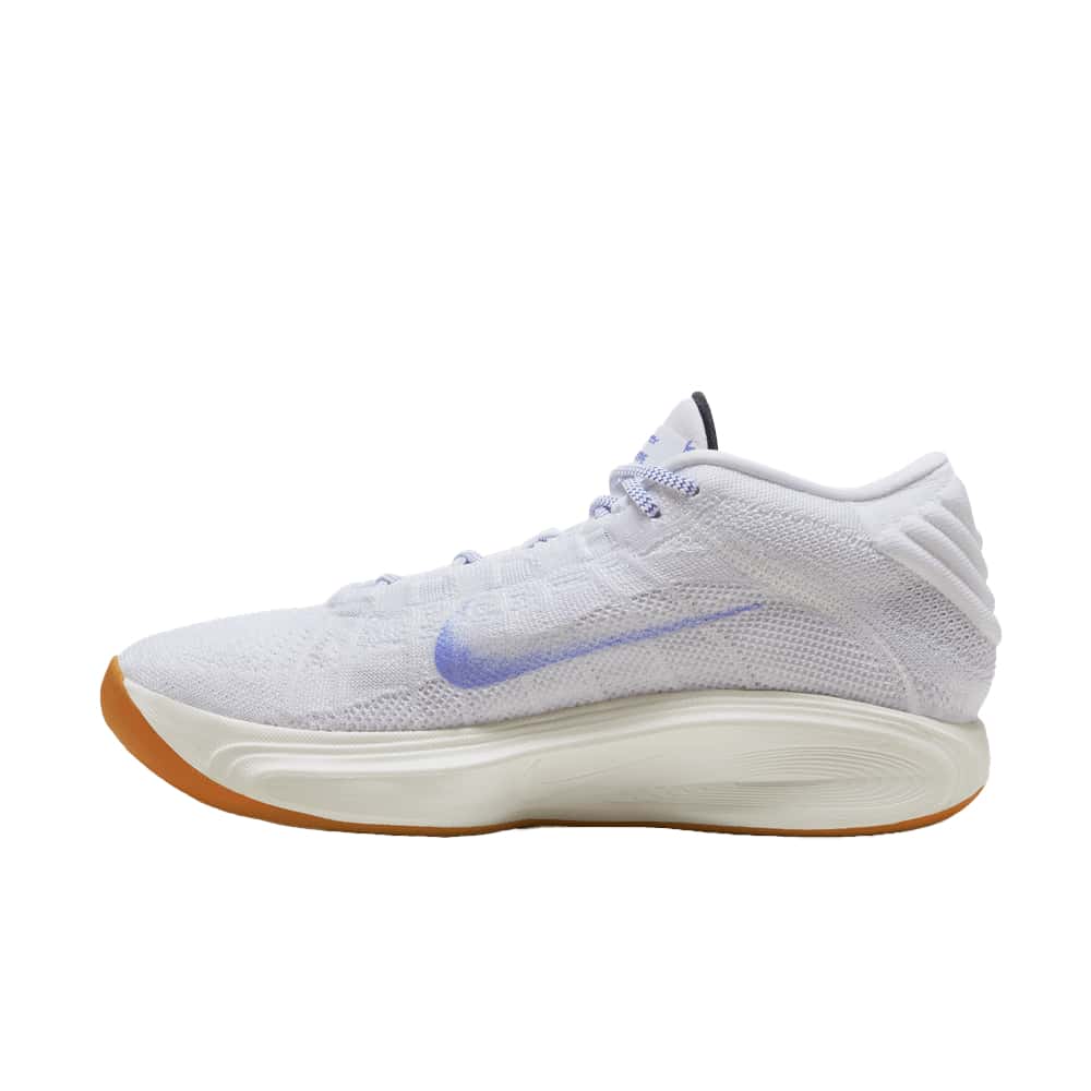 Zapatillas de baloncesto Nike Air Zoom GT Hustle 3 EP cómodas, a juego con todo, antideslizantes y duraderas de media altura, unisex, blanco y azul, HJ9084-100