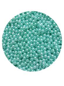 500 Pearls Traditional Abs 6mm Beads Crafts And Jewelry - 綠色 - 查看 2