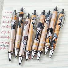 4 支 NEKOMA 中性笔、Tobio Kgym High School 动漫商品签名笔、TORU 书写笔、卡通动漫文具笔、排球签名笔、学生学习文具笔、返校 - 彩色 - 查看 1