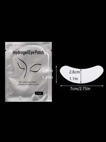 50/100pcs Grafted Eyelash Isolation Hydrogel Lower Eye Patch Grafted Eyelash Isolation Sticker Pad Eyelash Beauty Eye Patch - White - View 3