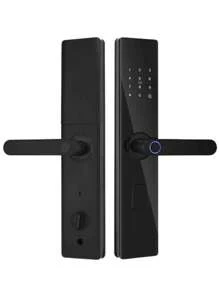 Electronic Fingerprint Lock Intelligent Anti-Theft Combination Lock - màu đen - Xem 3