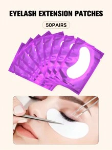 Aplicadores de Olho Adesivos para Extensão de Cílios, 10/50/100 unidades Almofadas Embaixo dos Olhos, Adesivos de Pontas de Cílios, Almofadas para Extensão de Cílios