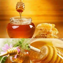 Thìa gỗ đựng mật ong mini, cán dài bằng gỗ đựng mật ong, quầy bar, vật dụng đựng mật ong, que trộn trà sữa, dụng cụ làm món tráng miệng, đồ dùng nhà bếp - Nhiều màu - Xem 6