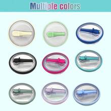 40 盎司玻璃杯翻盖吸管替换盖，2 包翻盖吸管替换盖，防溢防溅玻璃杯盖