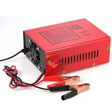 Cargador automotriz de 12/24 V con pinzas para cables Cargador de batería inteligente para automóvil Motocicleta - Rojo - Ver 7