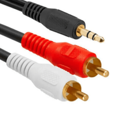 3.5mm To RCA Cable 2RCA To AUX Cord 2-RCA Adapter Stereo Audio Y-Cable 6 Feet