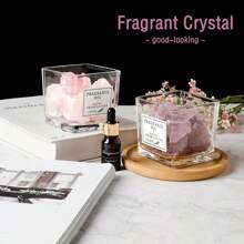 Crystal Aroma Diffuser Cup, Flameless Essential Oil Diffuser For Home, Bedroom, Indoor - Multicolor - View 2