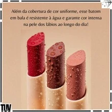 Cremy Matte Glass Ruby Rose Velvety Water Resistant Lipstick - GL06 - 查看 4
