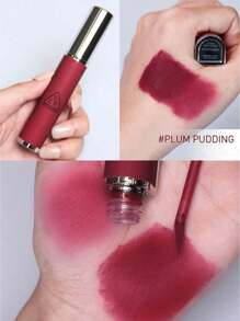 Blurry Lip Gloss - #Plum Pudding | Creamy Smooth Texture, Ultimate Matte Finish | Long-Lasting Color, Nourishing Formula | Korean Cosmetics, Gift Set - #PLUM PUDDING - View 3