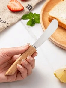 1/2/3 件面包果酱刀、黄油涂抹刀、糕点刀、奶油刮刀 - 非常适合涂抹奶酪、黄油等 - 包括三明治刀、奶油奶酪刀和调味刀 - 厨房工具和用品、厨房、圣诞礼物 - 卡其色 - 查看 1