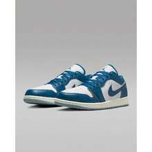 Nike Zapatilla   1 Low SE FN5214-141 para hombre, blanca y azul, de caña baja, cómoda, - Blanco - Ver 9