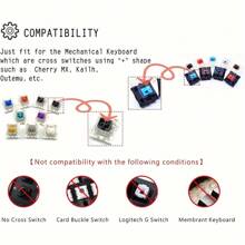 Teclas personalizadas para la tecla Esc y la tecla Tab - Teclas magnéticas de transmisión de luz - Teclado retroiluminado mecánico con teclas Esc y Tab clásicas y retro para PC gamer, GK61, GK64, SK87, GH60 y la mayoría de teclados - Tecla de eje transversal - Ver 10