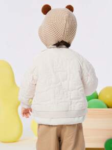 Balabala 女宝宝棉袄 缝衣服 新款 厚款 时尚 简约 - 卡其色 - 查看 8