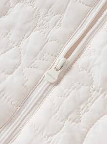 Balabala 女宝宝棉袄 缝衣服 新款 厚款 时尚 简约 - 卡其色 - 查看 4