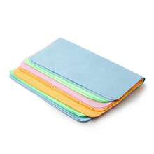 4 piezas de paño de limpieza de microfibra de doble cara esponjoso, apto para teléfonos móviles, pantallas de computadora, accesorios de gafas para mujeres - Multicolor - Ver 9