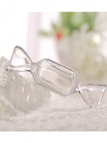 5pcs/10pcs, Clear Candy Plastic Storage Boxes, Cute Clear Jewelry Display Boxes, Small Business Supplies, Packaging Boxes, Wedding Decorations, Gift Boxes, - White - View 6