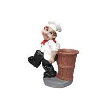 Small Resin Walking Chef Chef Toothpick Holder - trắng - Xem 4