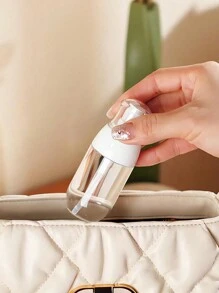 1 件细雾喷雾瓶旅行可再填充透明喷雾瓶用于清洁溶液化妆品香水和皮肤护理可再填充防漏挤压瓶适合女性和女孩旅行必需品旅行香水补充瓶旅行用品