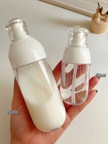 1 件细雾喷雾瓶旅行可再填充透明喷雾瓶用于清洁溶液化妆品香水和皮肤护理可再填充防漏挤压瓶适合女性和女孩旅行必需品旅行香水补充瓶旅行用品