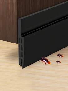 1條臥室自粘門底密封條，隔音，防塵，防風，防水，適用於木門或玻璃門