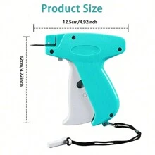 1 Set Fine Stitch Gun Stitchy  Quick Clothing Fixer, Speedy Tagging Gun For Clothes, Handheld Tag Attacher Gun With 6 Needles & 1000 Pcs Fasteners For Retail Hang Price Fabric Garment Label