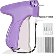 1 Set Fine Stitch Gun Stitchy  Quick Clothing Fixer, Speedy Tagging Gun For Clothes, Handheld Tag Attacher Gun With 6 Needles & 1000 Pcs Fasteners For Retail Hang Price Fabric Garment Label