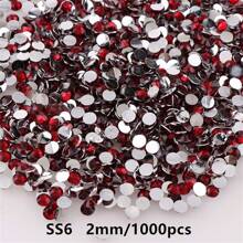 1000pcs Flat Back Resin Rhinestones, Resin Crystals, Round Flat Bottom Resin Gems, For Accessories, Shoes, Clothes, Cosmetics, Bags, Handmade DIY Art Decorations