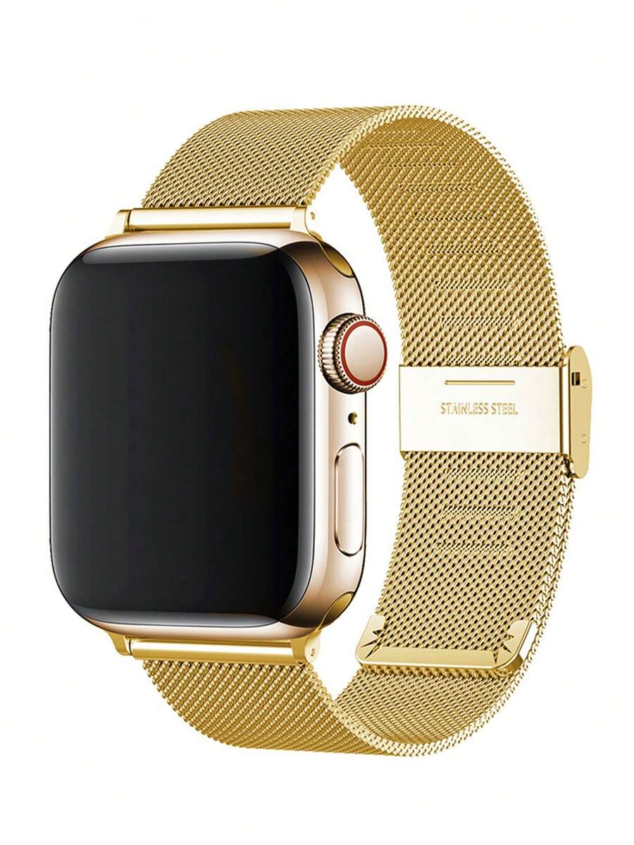 1 Dây đeo đồng hồ Milanese Tương thích với Apple Watch Band 45mm 42mm 44mm 40mm Dây đeo đồng hồ thông minh bằng thép không gỉ Phụ kiện dành cho nữ Vòng đeo tay nam Dây đeo tương thích với Apple Watch 7 3 4 5 6 SE