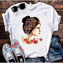 History Shirt T-Shirt Blouse SB92 - 白色 - 查看 1