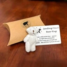 New A Little Pocket Bear Hug,Mini Frabic Stuffed Bears Animals Ornament,Tiny Bears Pocket Hug Token,Little Bear Long Distance Relationship Gifts For Him Friendship Gifts For Friends,Mini Teddy Bear,Small Teddy Bear,Pocket Hug,Mini Teddy Bear,Small Teddy Bear,Bear