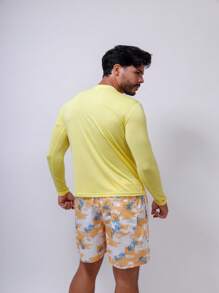 Kit With 5 Long Sleeve Thermal Shirts With UV Protection - 彩色 - 查看 4