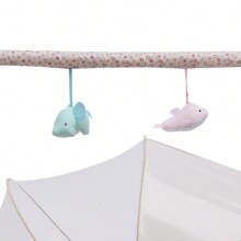 Rainaut Rinaut Automatic Baby Crib Cradle Auto-Swing Newborn Bassinet Bed Infant Bed - 卡其色 - 查看 6