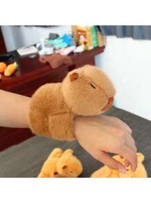 Brazalete De Capibara Marrón Capybara Peluche Slap Pulsera - Camel - Ver 1