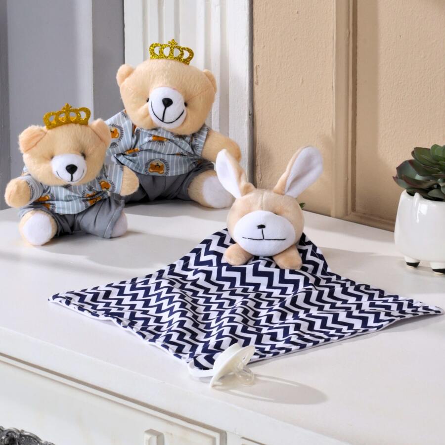 MeF Mae e Filho Baby Swaddling Blankets - Black - View 1