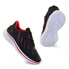 Women's Tennis + Watch + Sports Socks Gym Running-Training Work Soft Lightweight Comfortable - ĐEN ĐỎ - Xem 5